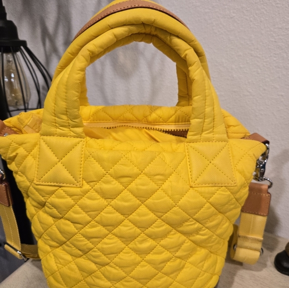 MZ WALLACE Sunflower Deluxe Mini Metro Tote Quilted - Picture 12 of 16